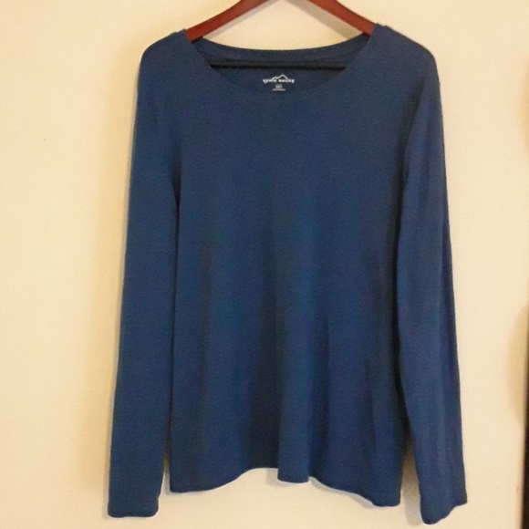 Eddie Bauer SO SOFT..Blue Shirt - Picture 5 of 5